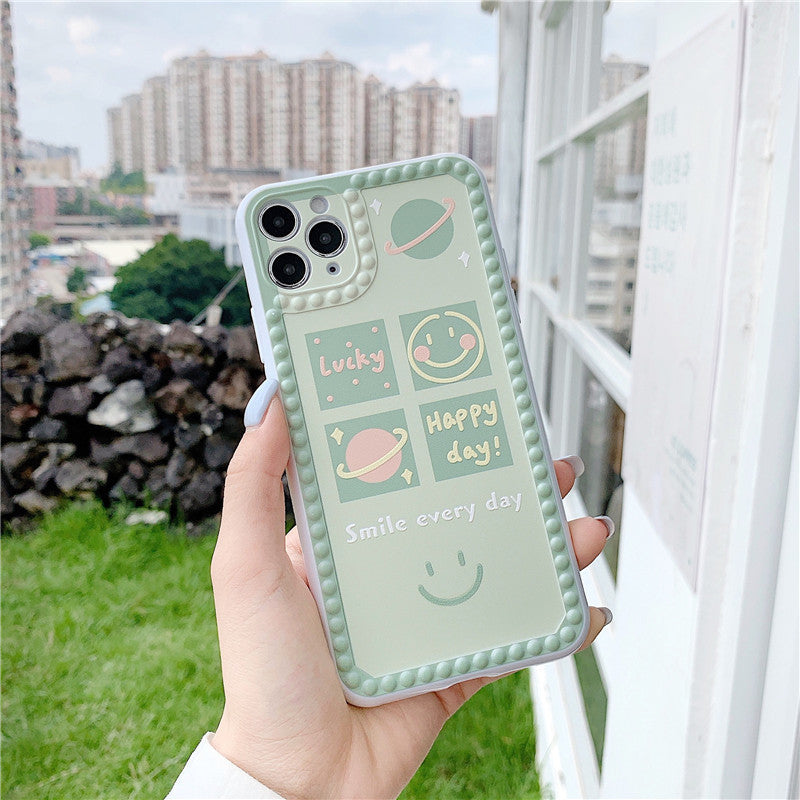 Funda de teléfono verde