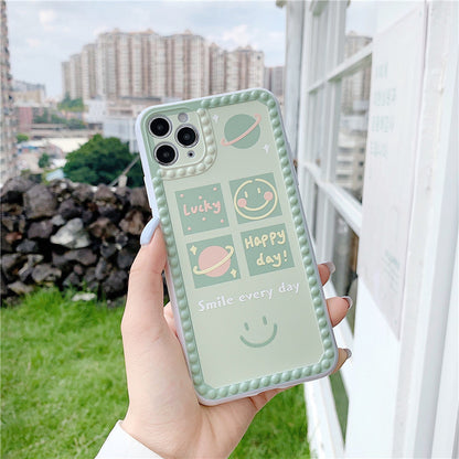 Funda de teléfono verde