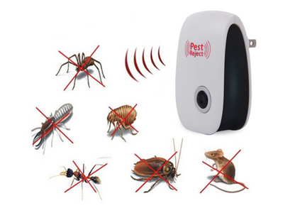 Eletrônico ultrassônico saudável recarregável anti mosquito inseto pragas rejeitar repelente de mouse prático casa plug