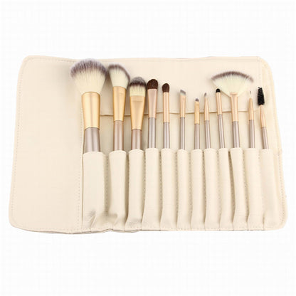 White Make-up Brush, 24 Make-up And Brush Suits For Portable Beauty And Makeup Tools