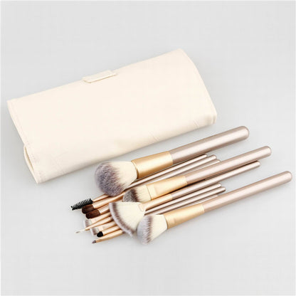 White Make-up Brush, 24 Make-up And Brush Suits For Portable Beauty And Makeup Tools