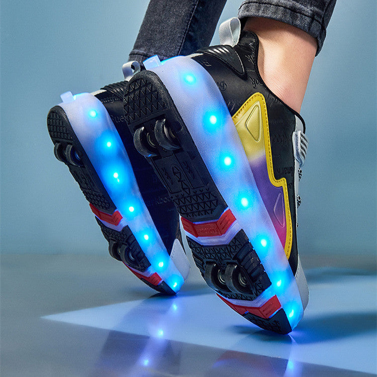 Four-wheeled Shoes Roller Skates