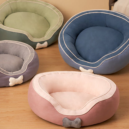 Cama para animais de estimação macia, sofá cama quente de inverno, canil para dormir de cachorro, suprimentos para animais de estimação