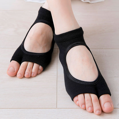 Sports fitness half toe yoga socks