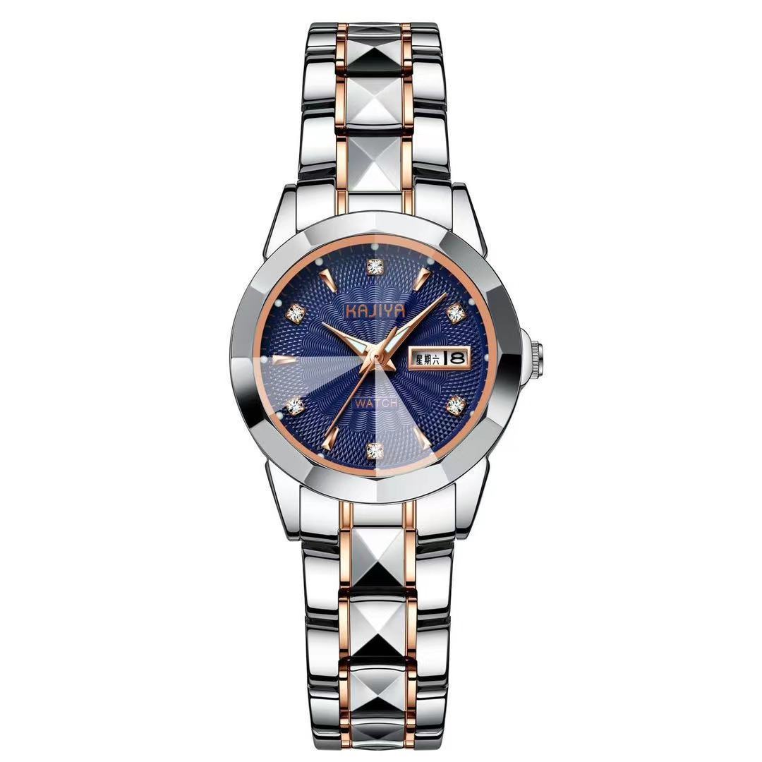 Waterproof Luminous Steel Band Ladies Watch