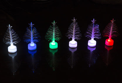 LED Fiber Optic Night Light Colourful Changing Lamp Multi-Color Christmas Tree Star Decoration Home Party Gift