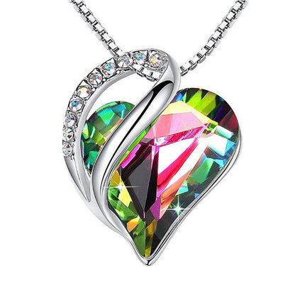 Collar geométrico en forma de corazón de plata 925, joyería, cadena de clavícula para mujer, regalo del Día de la madre de San Valentín