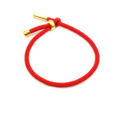 Pulsera año natal cuerda roja