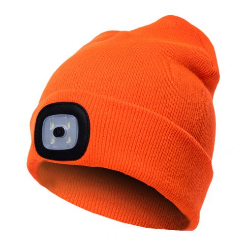 LED Knit Hat Button Cell Type Knitted Hat With Light Glowing