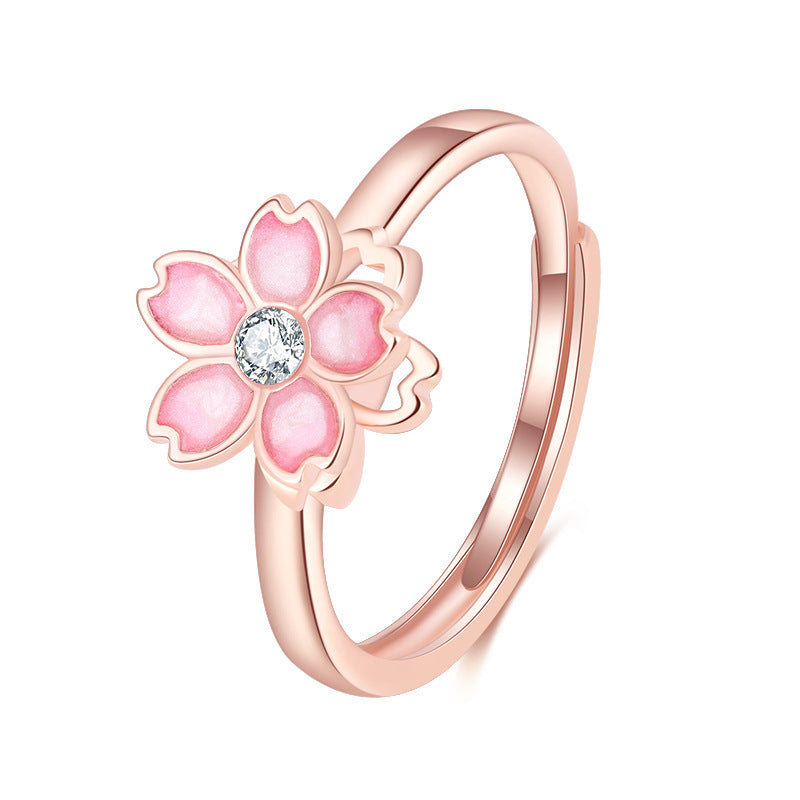 Cherry Blossom Rotatable Ring, Sweet Rings