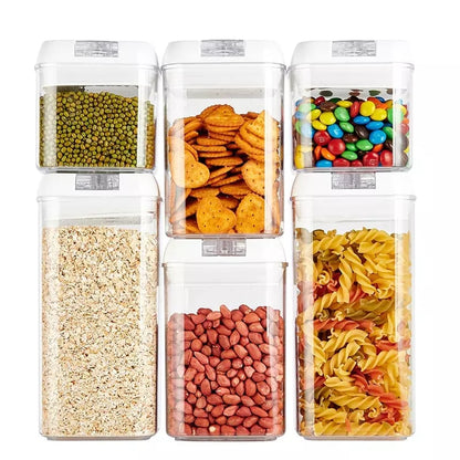 6 pcs Set Easy Lock Food Storage Containers