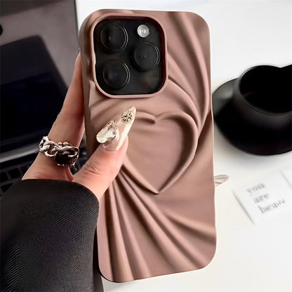 Funda para teléfono Love simple con volantes