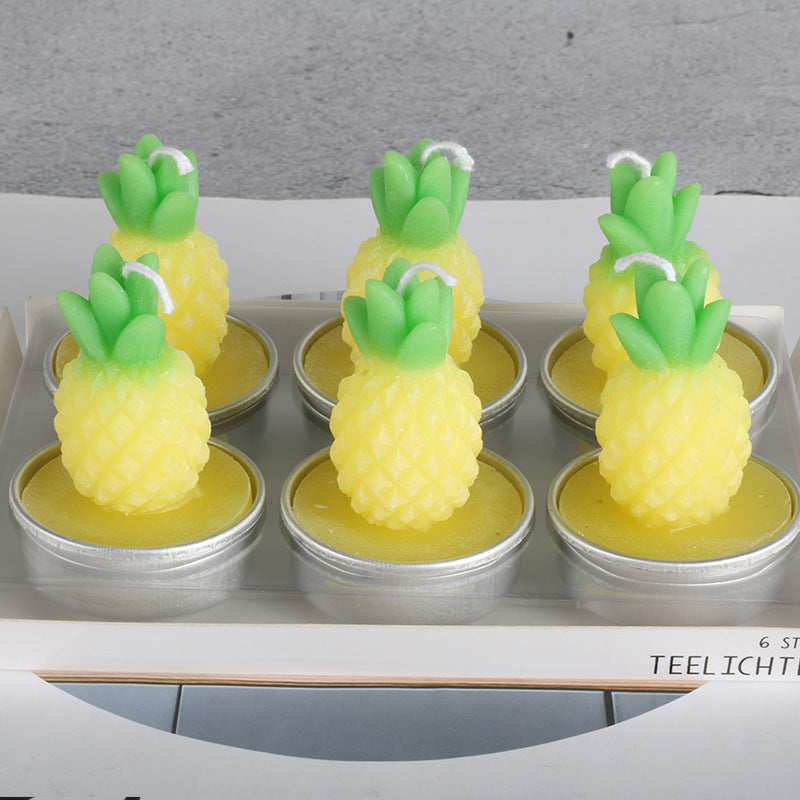 New Pineapple Craft Candles Romantically Express Fruit Plants