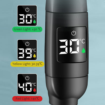 38 Degrees Water Stop Temperature Display Digital Display Shower Head