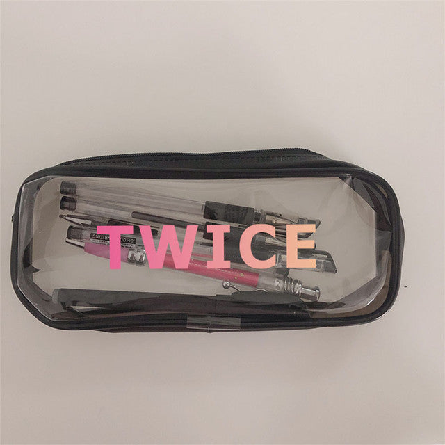 Cheer Around Transparent Student Pencil Case