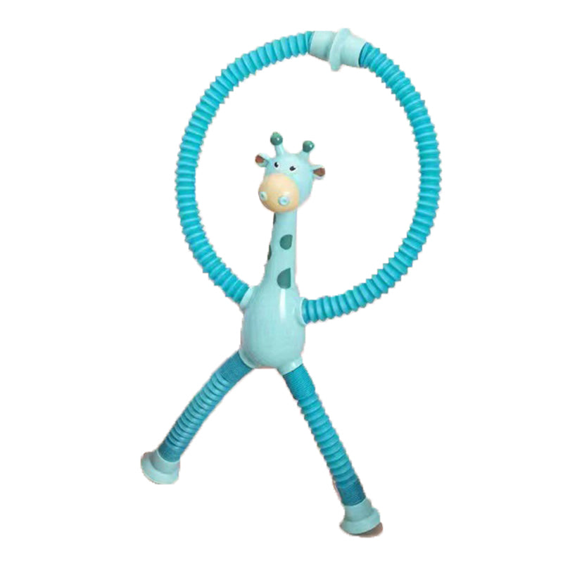 Girafa pop tubos brinquedos sensoriais novidade primavera brinquedo fidget estiramento tubo alívio do estresse brinquedo para o presente do miúdo festa favores