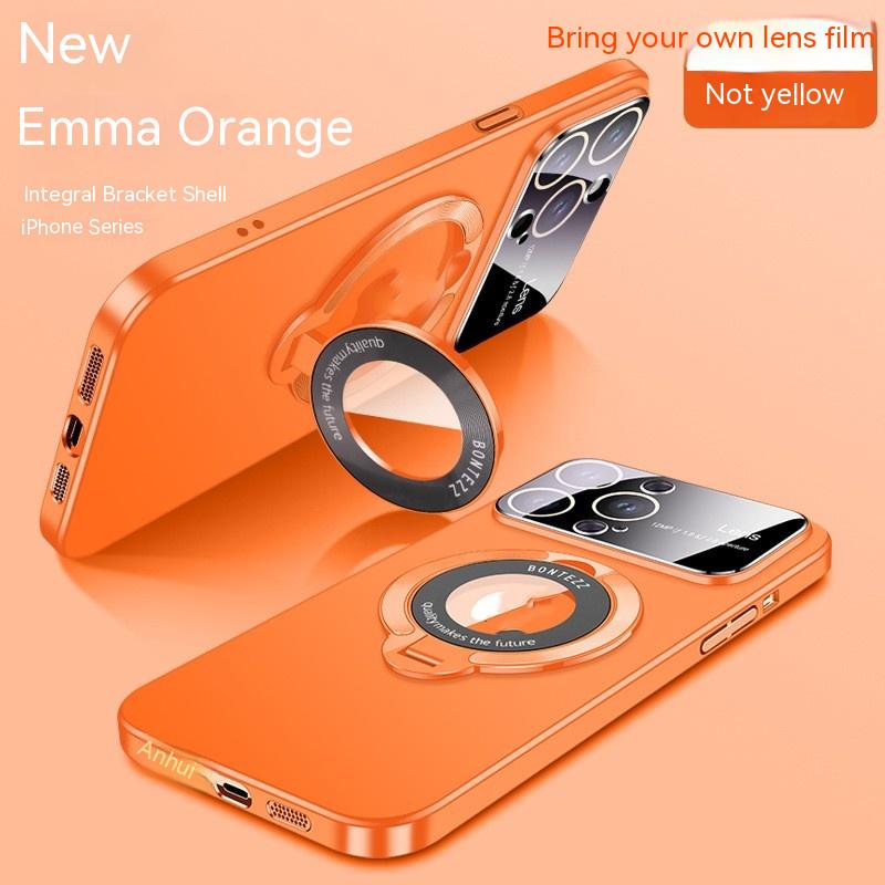 Large Window Magnetic Invisible Bracket Phone Case