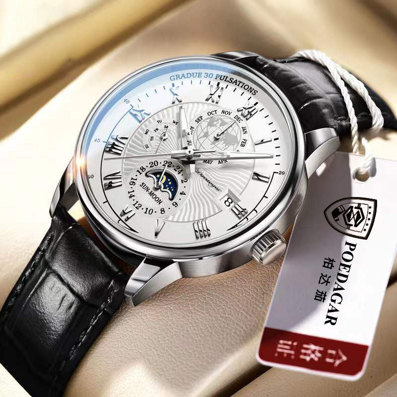 Fashion Personality Business Belt Watch Men