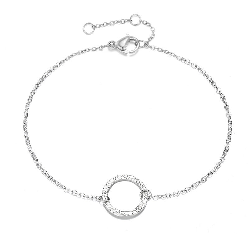 Stainless Steel Bracelet Fashion Simple Hollowed Out