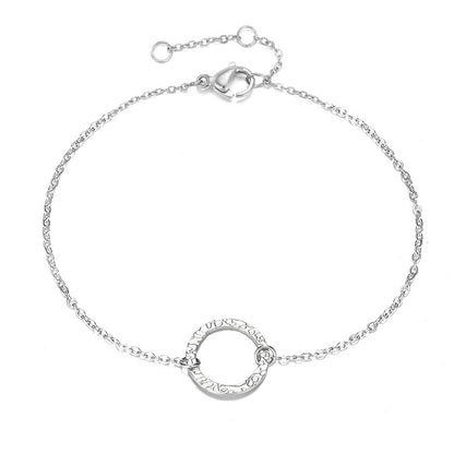 Stainless Steel Bracelet Fashion Simple Hollowed Out