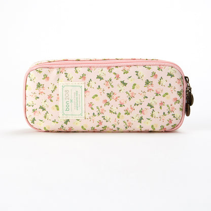 Pastoral Floral Simple Multifunctional Student Stationery Pencil Storage Bag