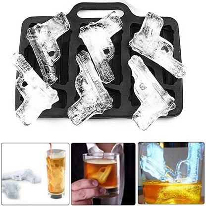 Creative 3D Skull Mold Ice Cube Tray Silicone Mold Soap Candle Mold Sugar Craft Tools Bakeware Chocolate Mold