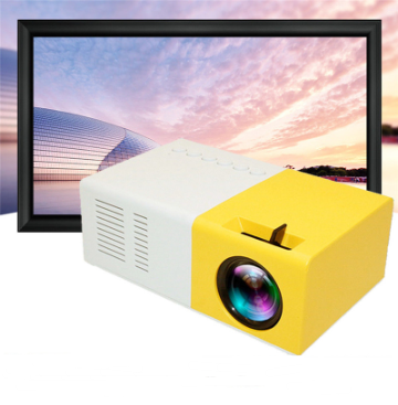 Proyector portátil 3D Hd Led cine en casa cine compatible con HDMI proyector de Audio Usb Yg300 Mini proyector