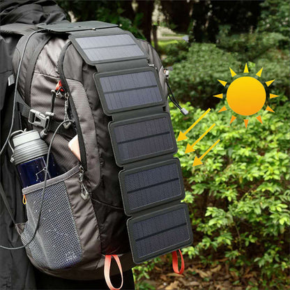 Outdoor Folding Solar Panel Charger Portable 5V 2.1A USB Output Devices