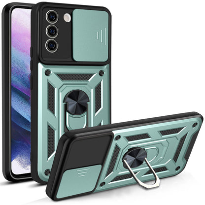 Funda protectora para teléfono con soporte de anillo magnético