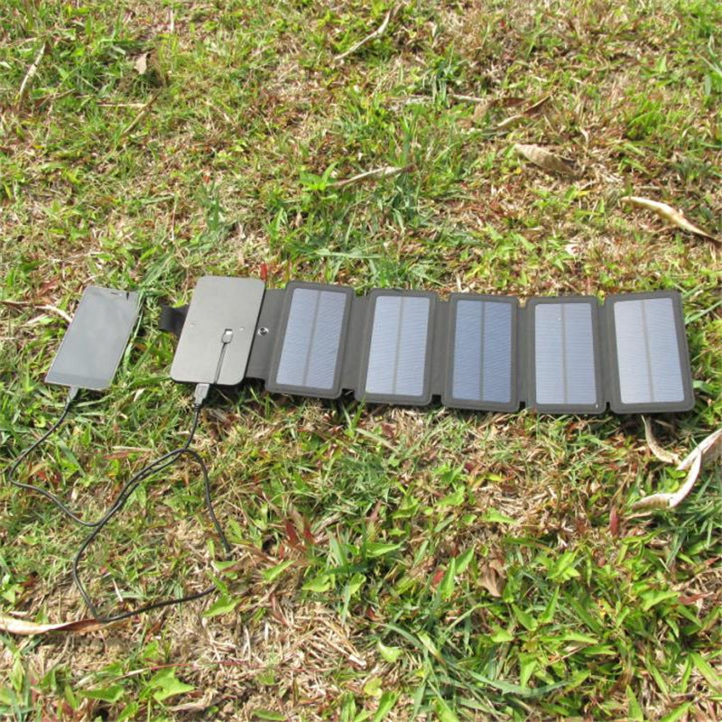 Dispositivos de salida portátiles plegables al aire libre del cargador del panel solar 5V 2.1A USB