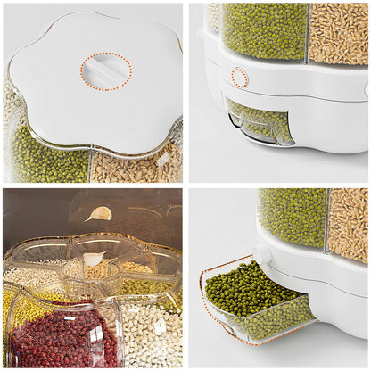 Kitchen Dry Food Sealed Storage Container Grain Box Cereal Dispenser Rice Tank