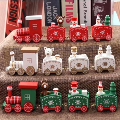 Mini Wood Train Toys