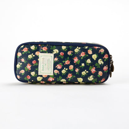 Pastoral Floral Simple Multifunctional Student Stationery Pencil Storage Bag