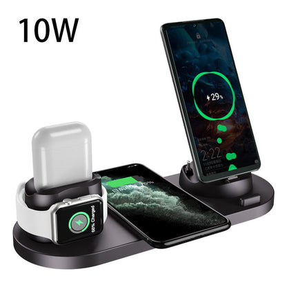 Wireless Charger For IPhone Fast Charging Pad For Phone Watch 6 In 1 Charging Dock Station