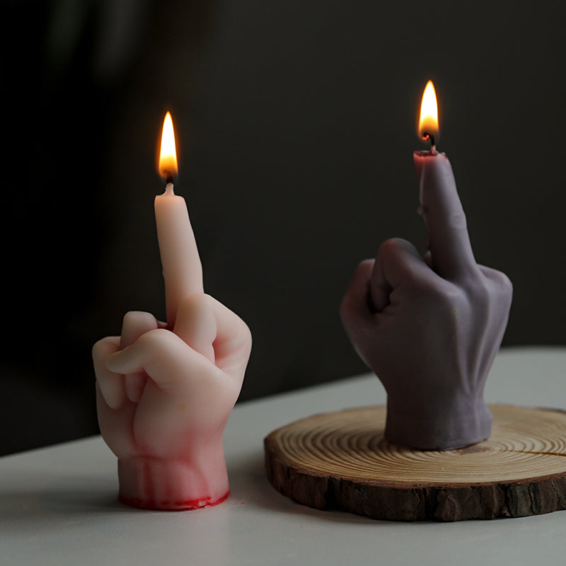 Middle Finger Scented Candle DIY Mold