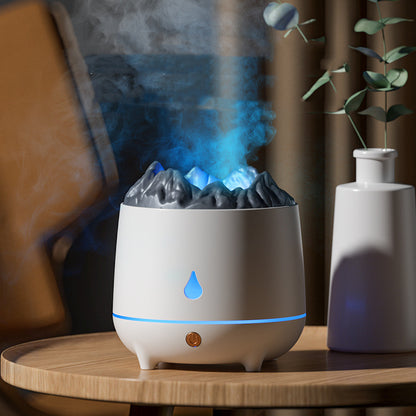 New Volcano Humidifier Flaming Mountain Aromatherapy Machine Volcano Diffuser Home Fog Volume Creativity