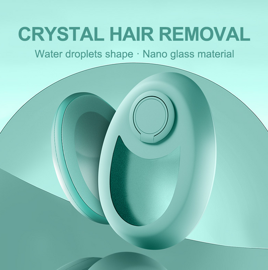 Remoção de cabelo de cristal Borracha de cabelo de cristal mágico para mulheres e homens Ferramenta de esfoliação física Ferramenta de remoção de borracha de cabelo indolor para pernas, braços traseiros