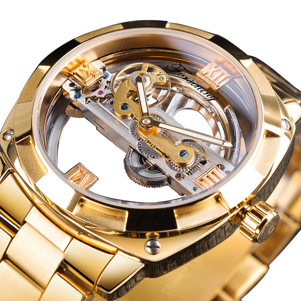 Skeleton Automatic Mechanical Watch