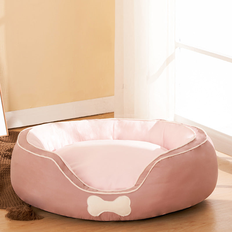 Pet Bed Soft, Sofa Winter Warm Bed, Puppy Sleep Kennel, Pet Supplies