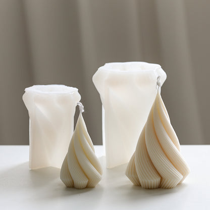 Cream Tower Shape DIY Candle Mold