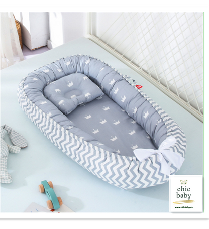 Cuna de bebé extraíble y lavable, cuna portátil, cama de viaje para niños, cuna de algodón para niños pequeños