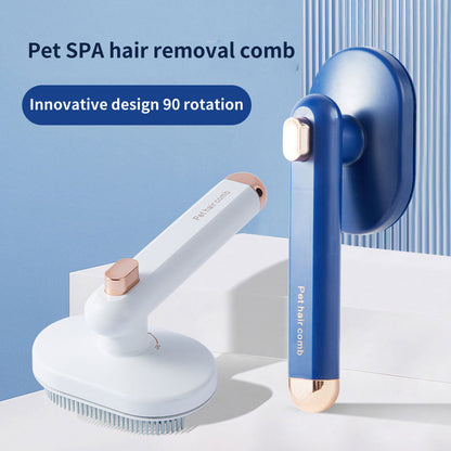 Cat Dog Pet Comb, Remove Floating Hair, Pet Hair Brush Hair Removal Artifact, Self Cleaning Comb.