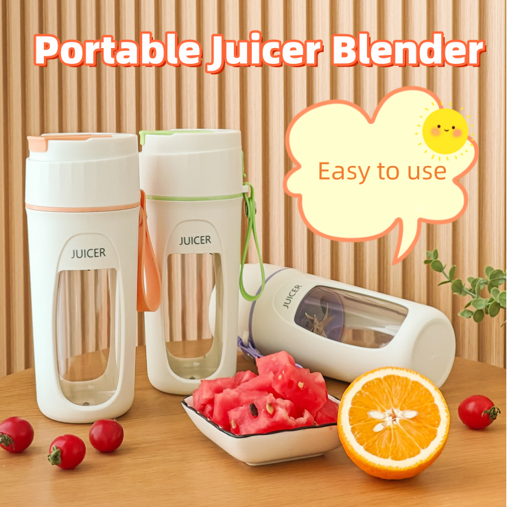 Liquidificador portátil elétrico carregamento usb ao ar livre espremedor automático copo fabricante de suco suprimentos de cozinha