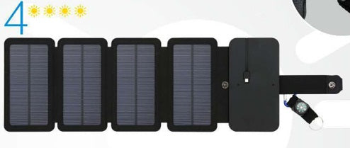 Dispositivos de salida portátiles plegables al aire libre del cargador del panel solar 5V 2.1A USB