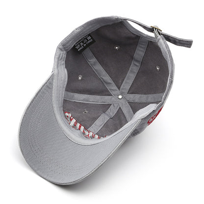 Embroidery Baseball Cap Adjustable Size For Running Sports Workouts And Outdoor Activities Hat