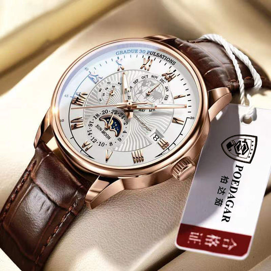 Fashion Personality Business Belt Watch Men