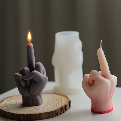 Middle Finger Scented Candle DIY Mold