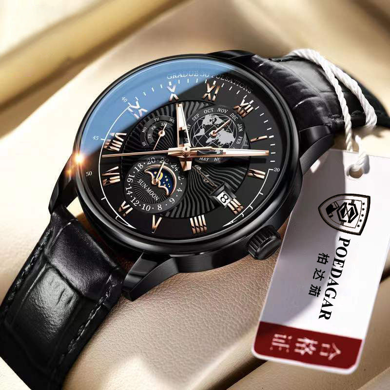 Fashion Personality Business Belt Watch Men