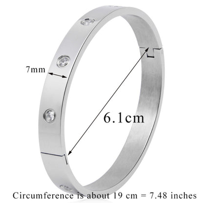 Brick Couple Titanium Steel Bracelet Female