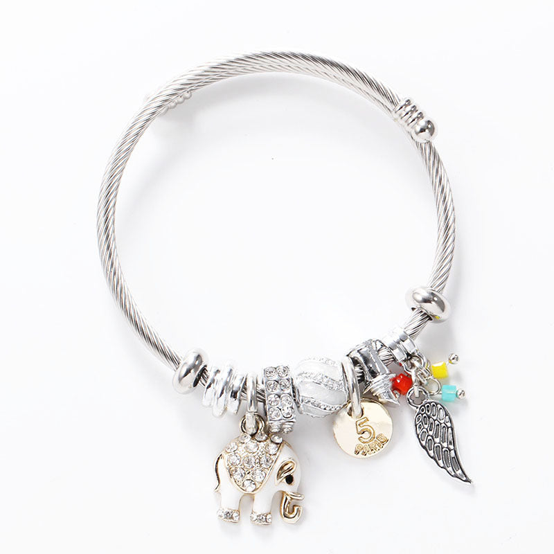 Metal Versatile Simple Multi-element Personality Bracelet